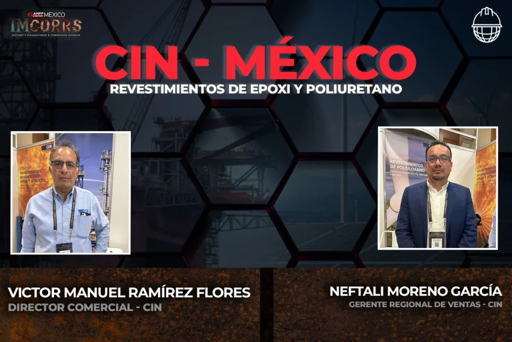Victor Manuel Ramírez Flores and Neftali Moreno García representatives of CIN PERFORMANCE COATINGS
