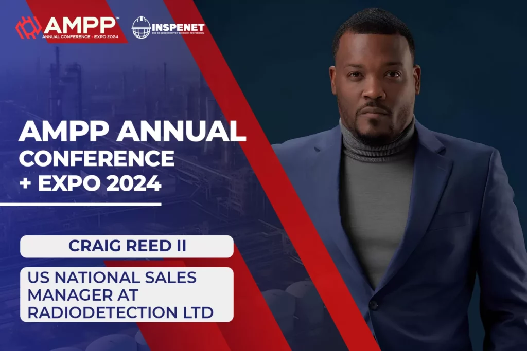 Craig Reed II from Radiodetection at AMPP 2024