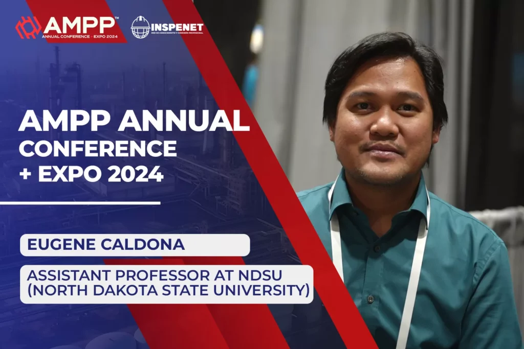 Eugene Caldona from NDSU at AMPP 2024