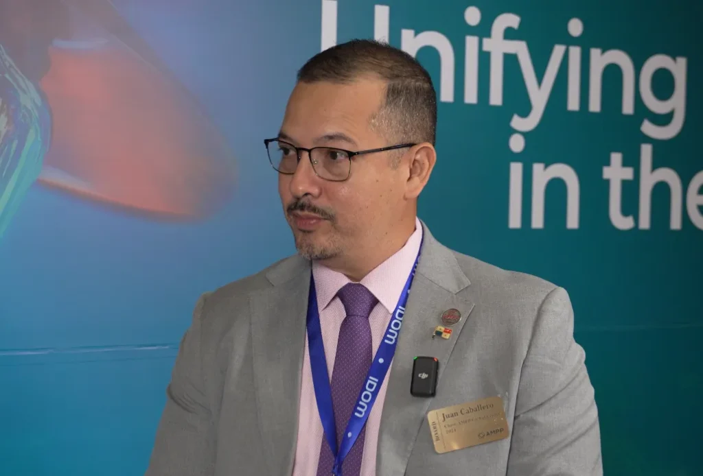 Juan Caballero, presidente de AMPP Global