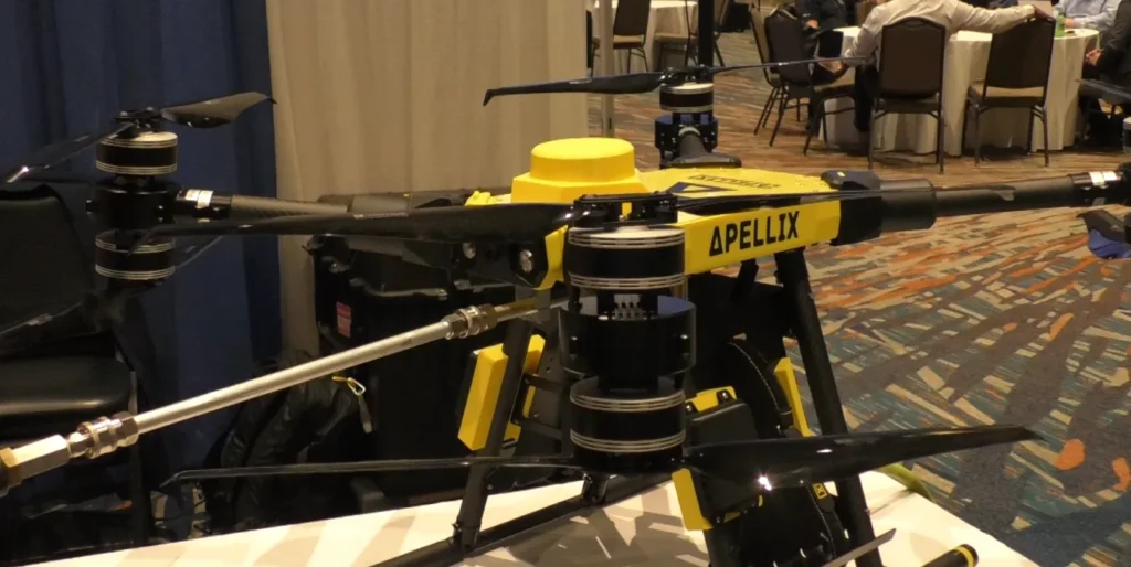Apellix pressure washing drone