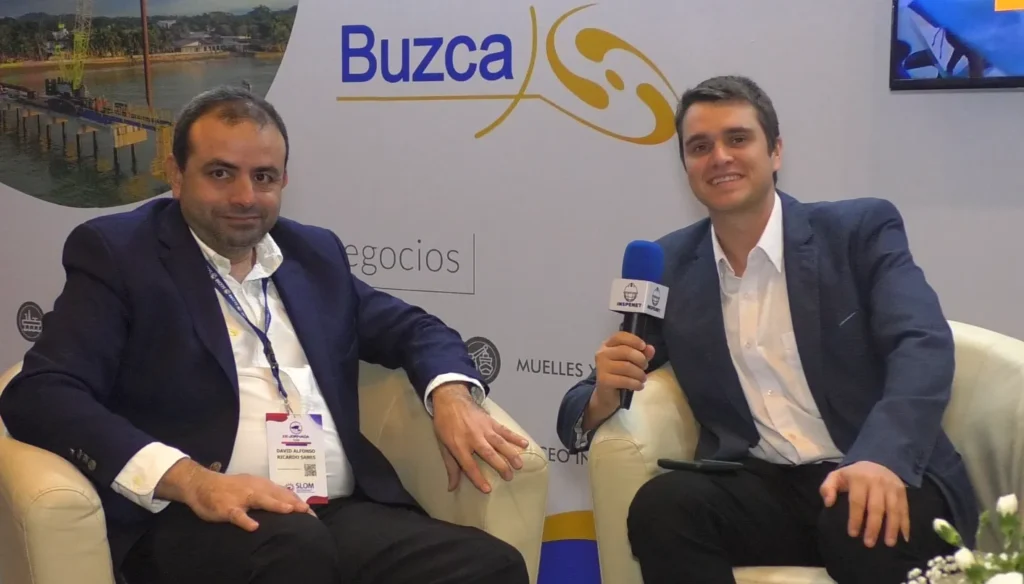 David Sanes, in an interview with Inspenet during SLOM 2025 in Panama, where he spoke about maritime engineering and subsea pipelines projects in Latin America.