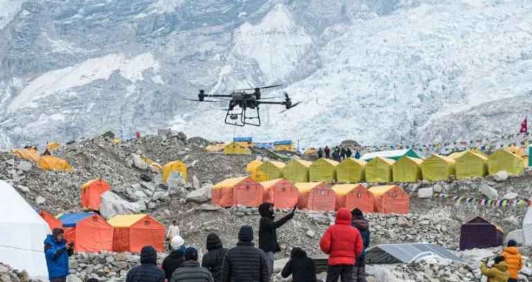 Drones en el Everest